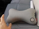 GiGi汽车头枕腰靠套装太空记忆棉车用座椅腰垫靠垫靠背护颈枕靠枕灰色 实拍图