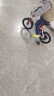 童贝星儿童自行车男孩2-3-6-8-9岁小孩单车脚踏车宝宝童车 中国红+ 辐条轮 +后座款头盔大礼包 14寸适合身高95-115cm 实拍图