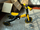 uonibaby品牌授权儿童三轮车脚踏车变形1-3-6岁溜娃神器多功能平衡滑步遛 巴洛克黄(适身高68-128cm) 升级版 实拍图