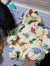 嘟嘟家宝宝棉服外套冬装儿童加厚棉袄男童上衣婴幼儿女童衣服童装 白底满印MA034 90 实拍图
