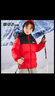 雪中飞【双面穿】儿童羽绒服冬季轻薄男女童面包服羽绒服中国红160cm 实拍图