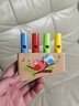 Hape早教儿童鹦鹉小鸟口哨卡祖笛小火车亲子互动玩具男女孩节日礼物 彩虹排笛 E1025 实拍图