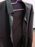 Mr.gnight长袖衬衫男纯色冰丝免烫水洗韩版修身青年中年衬衣男士商务休闲衬衫衣服大码加肥男装上衣 黑色（常规款） XL码 实拍图