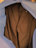 海澜之家（HLA）西服套装男秋新经典系列职场婚礼西装套装男 标准版型-黑色02 175/96B 实拍图