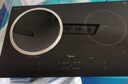 美的（Midea）双灶嵌入式电磁炉5000W瓦爆炒多功能一凹一平电磁灶家用双头灶大功率火力凹面内嵌镶嵌式电陶炉 5000瓦【上门安装】（一凹一平）DZ50D03Q 实拍图
