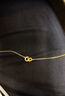 周生生情人节礼物 黄金项链足金永系列 环环相扣圆形吊坠链92999N计价 47厘米 - 3.66克(含工费360元) 实拍图