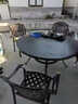 莫 家户外家具铸铝桌椅组合室外庭院桌椅露台桌椅休闲别墅花园阳台 6椅+140cm祥云桌 实拍图
