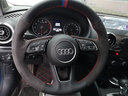 奥迈尔适用于奥迪A6L方向盘套真皮翻毛手缝A4L/A3/Q5L/Q3/Q7/A5/A7S8TT牛皮 NAPPA牛皮打孔+左右翻毛+三色回正标 实拍图