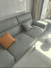 百裕达北欧真皮沙发头层牛皮现代简约大小户型客厅左右贵妃实木转角组合 中厚皮三人位 实拍图