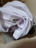 卡帝乐鳄鱼珠地棉短袖T恤男女同款纯色全棉翻领大码t袖衫潮 白色185 实拍图