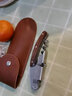 onlycook 红酒开瓶器家用创意多功能葡萄酒开酒器启瓶器便携起子 花梨木款带皮套 实拍图