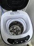 KWSK川崎婴儿洗衣机自动小型迷你儿童洗衣机全自动家用波轮宝宝宿舍洗脱一体 蓝光洁净款（珠光白）6斤 实拍图