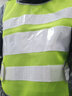 9F网格反光背心印字马甲工程工地施工摩托车用交通警示反光衣服 黄绿色 实拍图