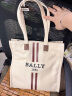 巴利（BALLY）送女友经典条纹托特包手提袋单肩包自然色6300068 实拍图