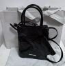 CHARLES&KEITH24夏新品纯色褶皱磁吸手提斜挎托特包女CK2-30782347 Jet Black黑色 S 晒单实拍图