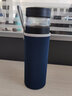 富光保温杯套保护套水杯套通用隔热防摔玻璃杯套子带提绳 经典系列】芯升级-摩卡青-中号 实拍图