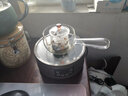 扬器 加厚全玻璃蒸茶壶 黑茶普洱蒸茶器烧水养生壶电陶炉纯玻璃煮茶壶 家用耐高温蒸汽壶泡茶壶 B款实心双胆壶【1.3L】+鼓形白色炉 实拍图