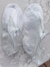 博沃尼克 防雨鞋套男女加厚底雨鞋 防水鞋套便携式防滑耐磨雨靴套成人非一次性透明平底白色42-43 实拍图