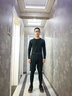 赢虎（YINGHU）运动套装跑步加绒男士速干衣秋冬季保暖健身服男训练紧身服高弹 5件套加绒-A款 XL【130-145】斤 实拍图
