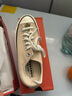 匡威（Converse）官方 1970S男女经典低帮帆布鞋米白色162062C 162062C/米白色 39 实拍图