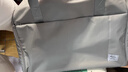轻骑者旅行包男款手提大容量短途出差行李袋干湿分离健身包轻便旅游包女 灰棕色【独立鞋仓+可套拉杆箱】 实拍图