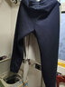 虎迹 运动裤加绒加厚羊羔绒运动裤男冬季跑步锻炼保暖运动长裤 深蓝色（收口1809款） 5XL 实拍图