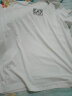 阿玛尼（ARMANI）男装T恤 EA7品牌LOGO运动休闲棉质短袖T恤礼物 白色 L 晒单实拍图