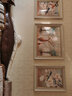 心泊 客厅装饰画欧式现代简约沙发背景墙画美式玄关走廊过道壁画三联 A款-(银白框) 两侧63x80-中间100x80 实拍图