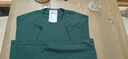 真维斯（Jeanswest）纯棉t恤女士夏季2025新款休闲慵懒风短袖女装潮流宽松半袖上衣服 墨绿 纯色 M 实拍图