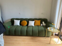 卡熙缇沙发 小户型客厅布艺沙发美式复古绿色沙发奶油风钢琴键法式沙发 【乳胶款-复古绿-亲肤绒布】沙发 1.81米双人位 晒单实拍图