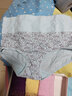 浪莎女士内裤女纯棉高腰大码收腹提臀透气内裤女全棉三角短裤 091高腰混色 4条 L (建议2.1-2.2尺腰围) 实拍图