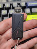 金士顿（Kingston） u盘 商务办公U盘 定制刻字 高速USB3.2 DTX 投标车载优盘 DTXON USB3.2 64G+双转接头钥匙扣 实拍图