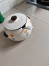 onlycook陶瓷猪油罐厨房耐高温带盖油壶储油坛子装辣椒油调味罐 双耳猪油罐中号 880ml（带勺槽） 实拍图