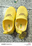 B.Duck小黄鸭童鞋儿童学步鞋夏季男女宝宝减震机能鞋单网透气1923黄色25 实拍图