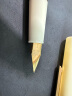 金豪（Jinhao） 钢笔80纤维黑签字笔练字学生专用高档商务办公高端男士女士硬笔书法小学生三年级 象牙白-金夹 0.5mm 晒单实拍图