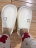 洁丽雅防水棉拖鞋女士冬季全包跟居家居加绒保暖厚底外穿踩屎感棉鞋男冬 粉色 38-39 (适合37-38码) 实拍图