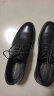 红蜻蜓夏季商务正装系带皮鞋男士镂空皮凉鞋打孔透气 WTA73761L黑色39 实拍图