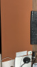 锐塔克(RTAKO)暖桌垫加热桌垫可调温鼠标发热垫办公室电热暖手桌垫电脑桌面学生写字台电热保暖神器 【大号】“小羊皮” 琥珀棕 80*40cm 实拍图