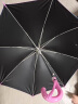 迪士尼透明雨伞儿童7-12岁黑胶晴雨伞9小学生女孩爱莎公主幼儿园3-6 【防水套管】粉色 晒单实拍图