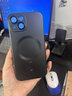 世韩 适用苹果15手机壳自带高清镜头膜15手机保护套高级感黑色男女款magsafe磁吸无线充电四角防摔软壳 实拍图