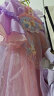 安妮优儿女童汉服夏款樱花公主古装连衣裙2024新款夏季儿童装超仙古风裙子 紫色 120 晒单实拍图