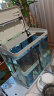 YEE小鱼缸水族箱高清玻璃小型客厅桌面懒人非免换水生态过滤鱼缸31cm 实拍图