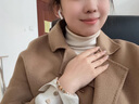 中国黄金（CHINA GOLD）18K金手链男女款祥瑞貔貅编织手绳情人节生日礼物送女朋友老婆 18K貔貅宝宝手绳【金绳】 实拍图