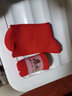 西卷（XIJUAN）本命年红袜子老人大红色松口袜女士宽松纯棉中年宽口常规新年喜庆 实拍图