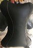 Circle Cool 牛皮汽车头枕护颈枕 车上抱枕座椅靠枕腰靠垫小车用头层牛皮枕头 牛皮颈枕 暗夜黑 2个 实拍图