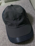 春夏季帽子男女户外休闲速干帽男士棒球帽夏天网眼透气鸭舌帽中年 小标灰色 可调节（56-60cm） 实拍图
