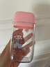 易旅迷你便携洗漱杯收纳杯漱口杯 可爱出差旅行刷牙杯 粉色 实拍图