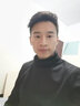宾色中半高领打底衫男纯色加厚长袖t恤春秋季加绒保暖男装潮体恤冬季 【半高领加绒】黑色 3XL 【适合165-185斤】 实拍图