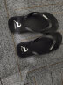 路拉迪 男士防滑休闲人字拖夏季夹脚耐磨潮流简约黑色沙滩凉拖鞋 黑色 39-40 实拍图