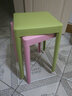 和大人 塑料方凳加厚成人家用高板凳北欧现代简约时尚创意方凳高凳子 出口品质加厚 绿色 实拍图